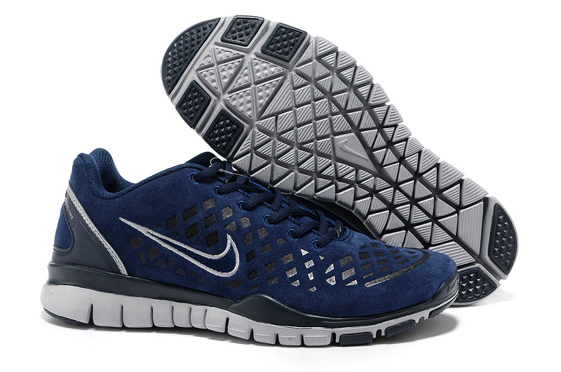 Hot Nike Free Tr Fit Men Shoes White/Midnightblue/Black